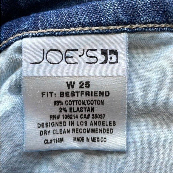 Joe's Jeans The Best Friend Wide Cuff Cropped Jean in Karrie Wash. Size 25. - Picture 12 of 14